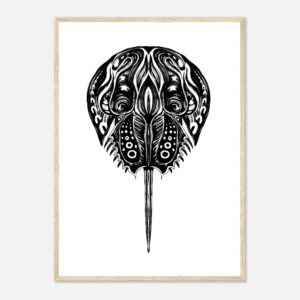 Horse Shoe Crab – Totem Animal (framed)
