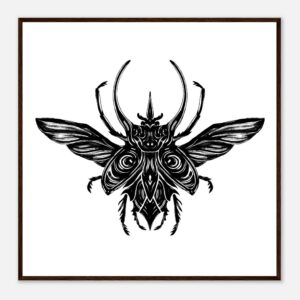 Atlas Beetle – Totem animal (framed)