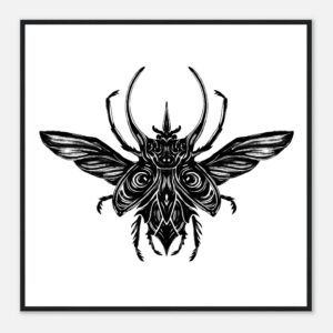 Atlas Beetle – Totem animal (framed)