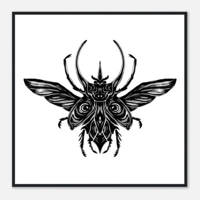 Atlas Beetle - Totem animal (framed)