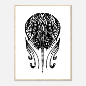 Horse Shoe Crab – Totem Animal (framed)