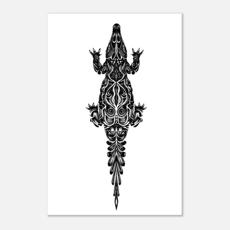 The black caiman - Totem animal